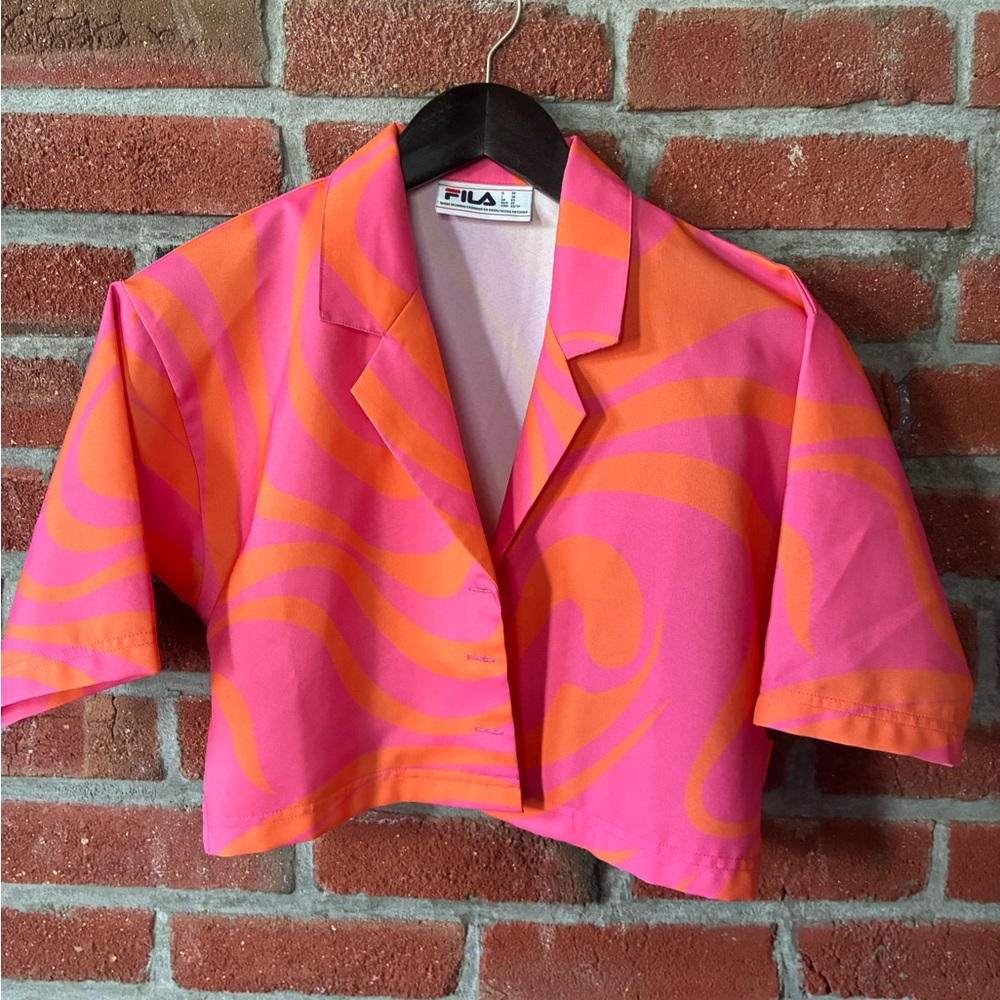 Fila Vibrant Pink and Orange Jacket